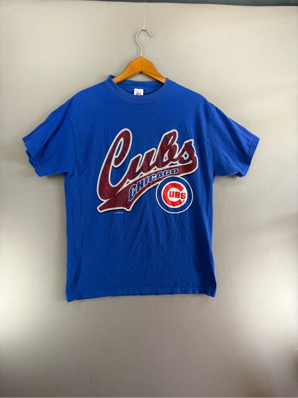 Vintage 90’s Chicago Cubs MLB Logo 7 Graphic T-Shirt Men’s Large Game